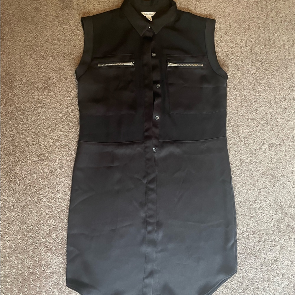 Calvin black dress